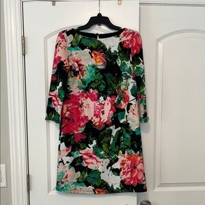 Floral Print Dress - Multicolor